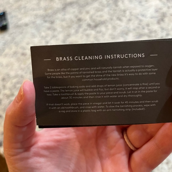 Able x Angie Smith Brass Cuff Bracelet - Picture 6 of 6